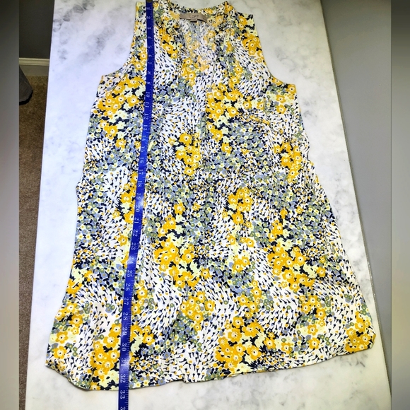 Loft Sundress / Loft Floral Print Dress / Loft Floral Swing Dress - Picture 10 of 10